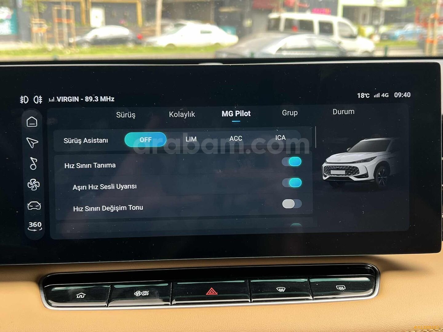 MG Bayii ADAŞEN'den 6.700KM 'İLK EL' 2024 HS (YENİ KASA) LUXURY 4