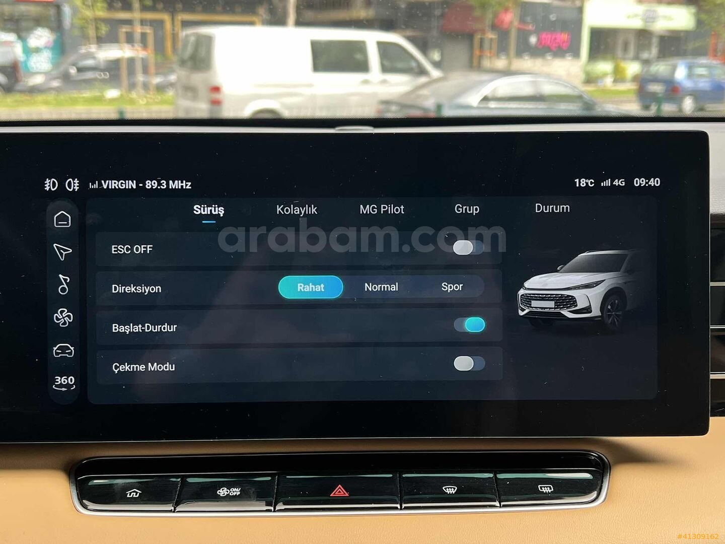 MG Bayii ADAŞEN'den 6.700KM 'İLK EL' 2024 HS (YENİ KASA) LUXURY 5