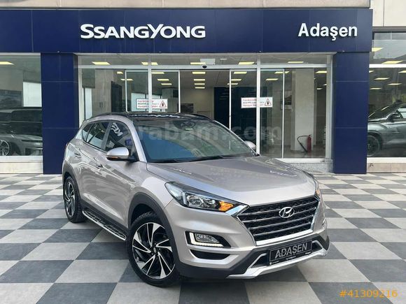 ADAŞEN'DEN 129.000KM'DE 2019 TUCSON DİZEL OTOMATİK CAM TAVAN