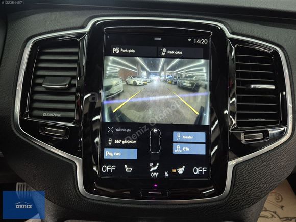 2016 ORİJİNAL VOLVO XC90 2.0 D5 INSCRIPTION 4X4 AIR/ISITMA/360