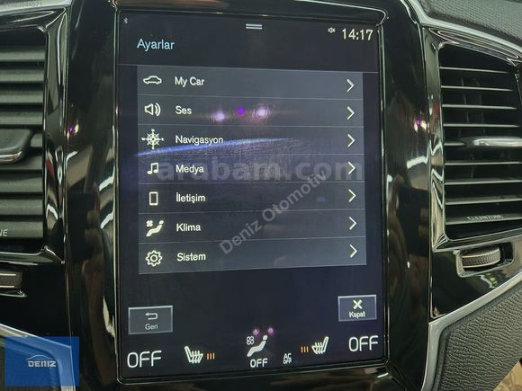 2016 ORİJİNAL VOLVO XC90 2.0 D5 INSCRIPTION 4X4 AIR/ISITMA/360