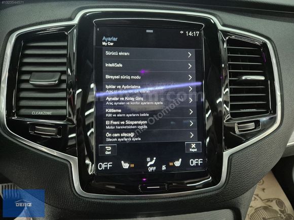 2016 ORİJİNAL VOLVO XC90 2.0 D5 INSCRIPTION 4X4 AIR/ISITMA/360