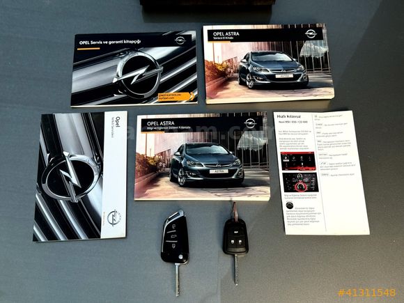 HATASIZ OPEL ASTRA 1.6 EDİTİON PLUS 2016 MODEL SERVİS BAKIMLI !