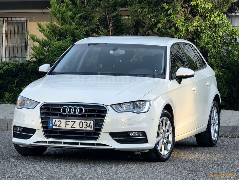 Galeriden Audi A3 Sportback 1.6 TDI Attraction 2015 Model Gaziantep 269.000 km Beyaz