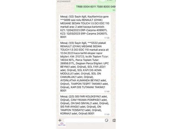 RENAULT MEGANE TOCH PLUS TEMİZ