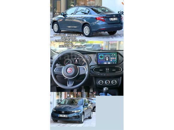 Galeriden Fiat Egea 1.4 Fire Easy Plus 2023 Model Isparta