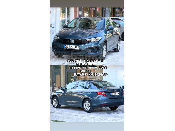 Galeriden Fiat Egea 1.4 Fire Easy Plus 2023 Model Isparta