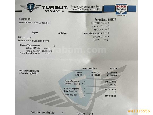 2004 CORSA 1.3 CDTİ KLİMALI BAKIMLI MASRAFSIZ
