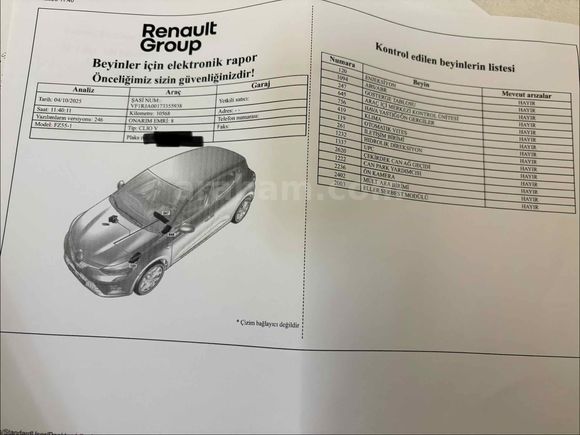 Sahibinden Renault Clio 1.0 TCe Evolution 2024 Model 