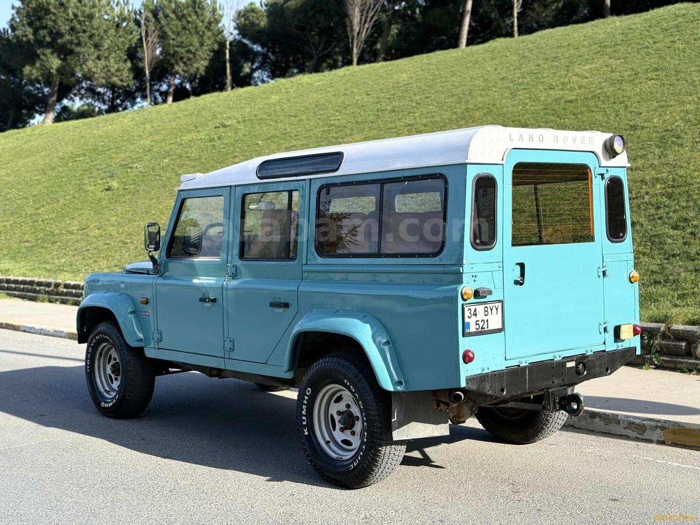 Galeriden Land Rover Defender 110 2.5 TDI 1995 Model İstanbul 37.000 km Mavi 3