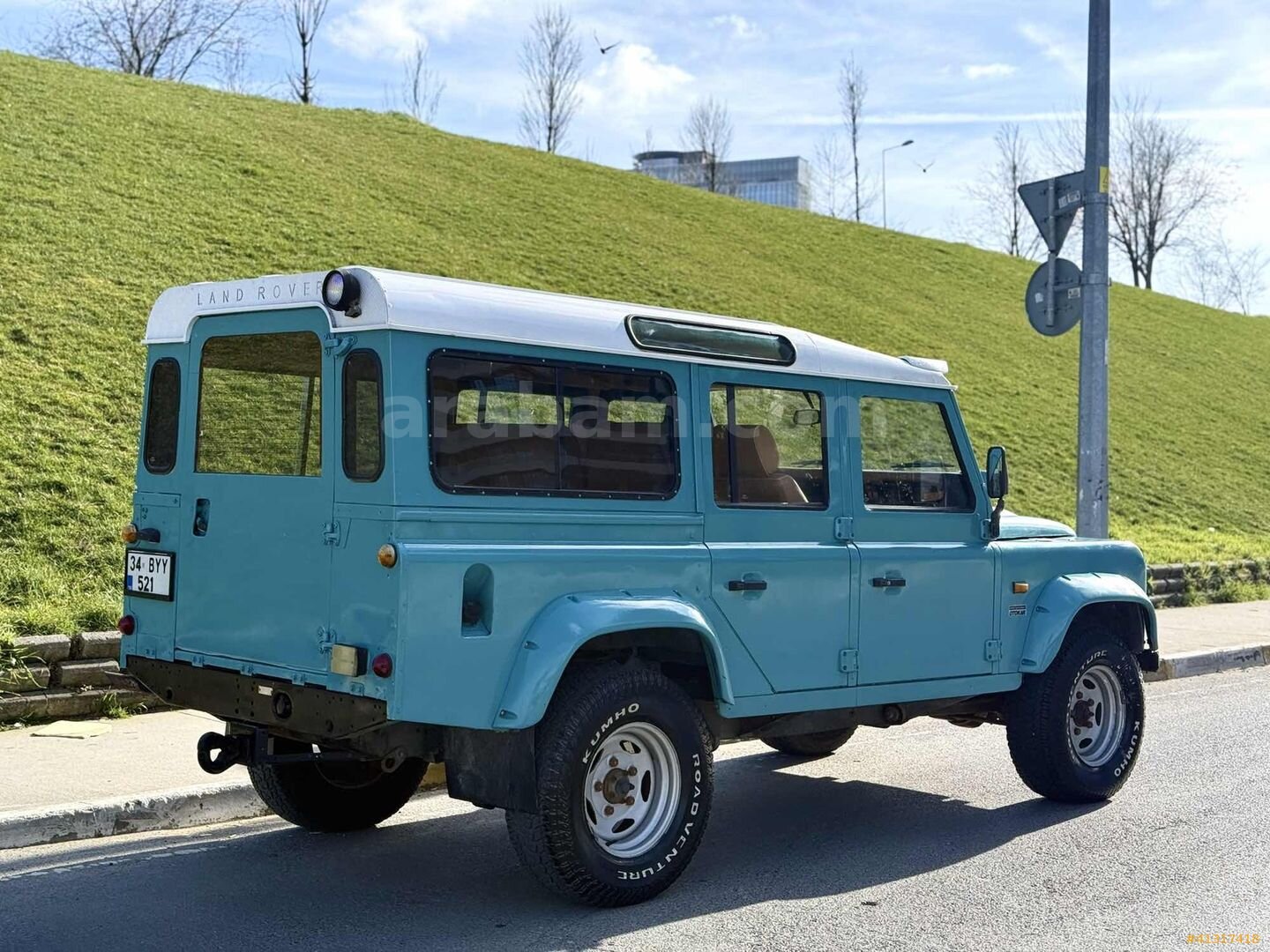 Galeriden Land Rover Defender 110 2.5 TDI 1995 Model İstanbul 37.000 km Mavi 5