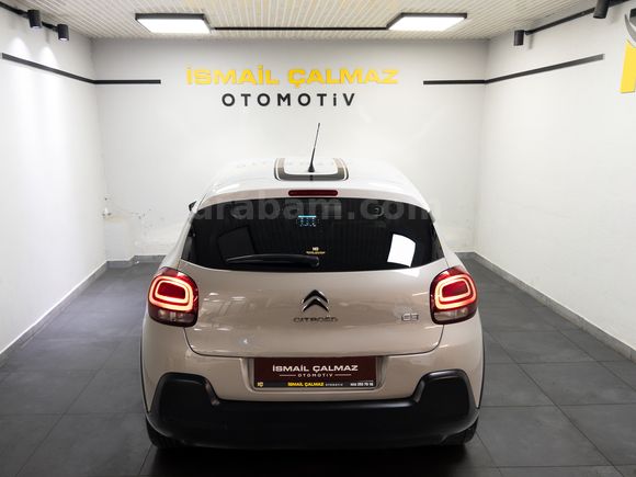 "%0 FAİZ KREDİ"2023 CITROEN C3 1.2 PURETECH SHINE "BOYASIZ"