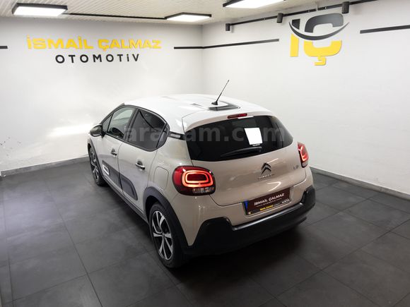 "%0 FAİZ KREDİ"2023 CITROEN C3 1.2 PURETECH SHINE "BOYASIZ"