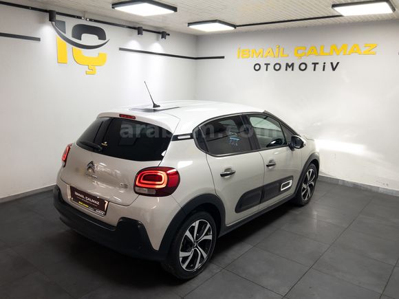 "%0 FAİZ KREDİ"2023 CITROEN C3 1.2 PURETECH SHINE "BOYASIZ"