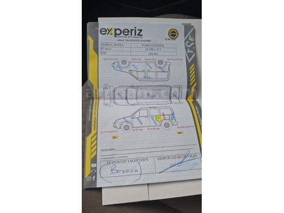 kurye otomobil  ruhsatlı