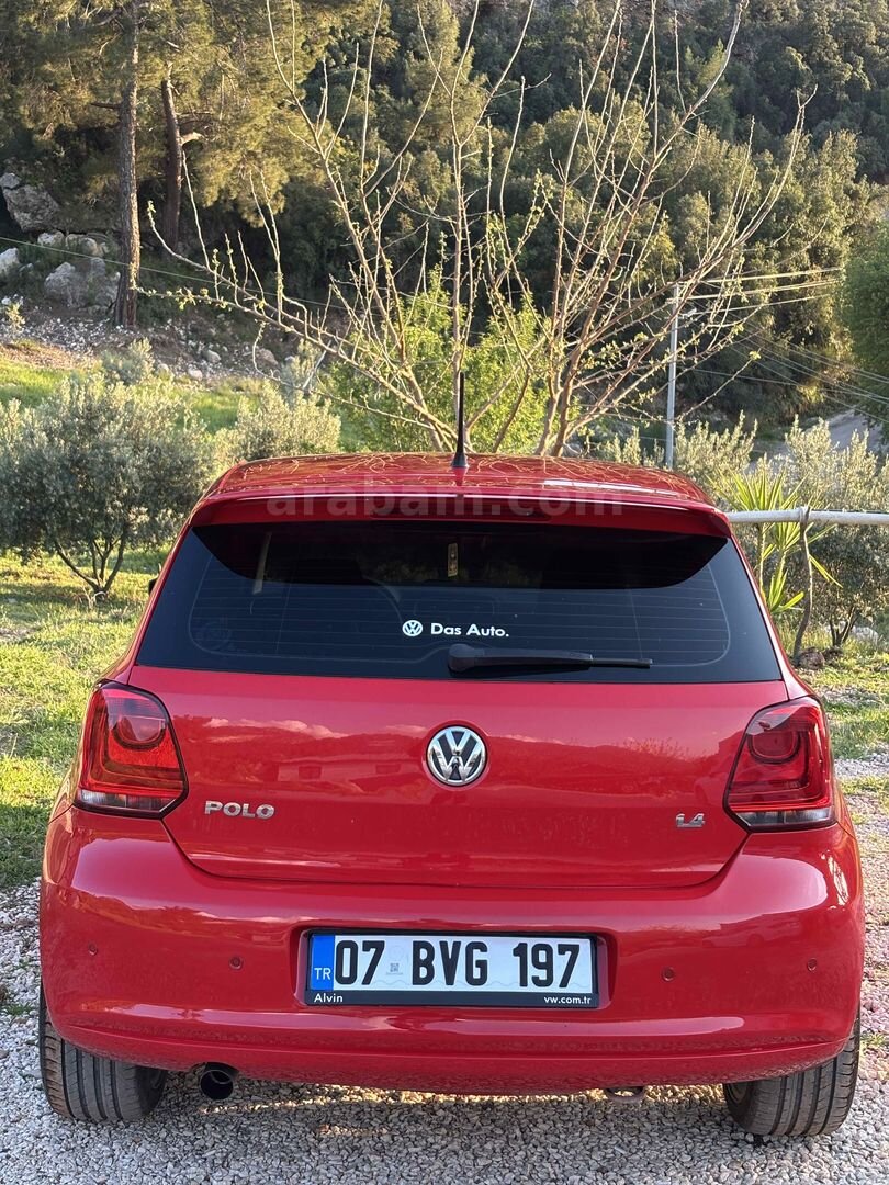 Sahibinden Volkswagen Polo 1.4 Comfortline 2010 Model Antalya 95.000 km Kırmızı 2