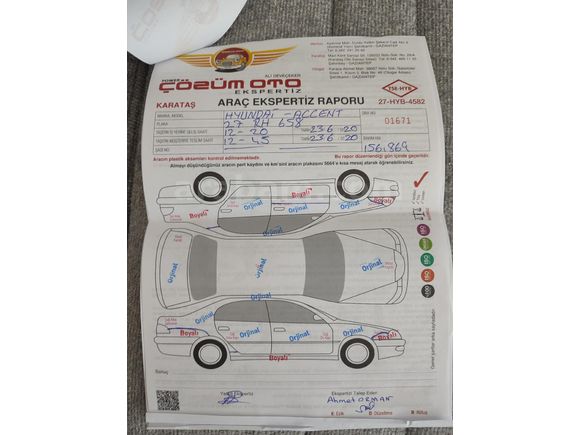 Sahibinden Hyundai Accent 1.5 GLS 1997 Model