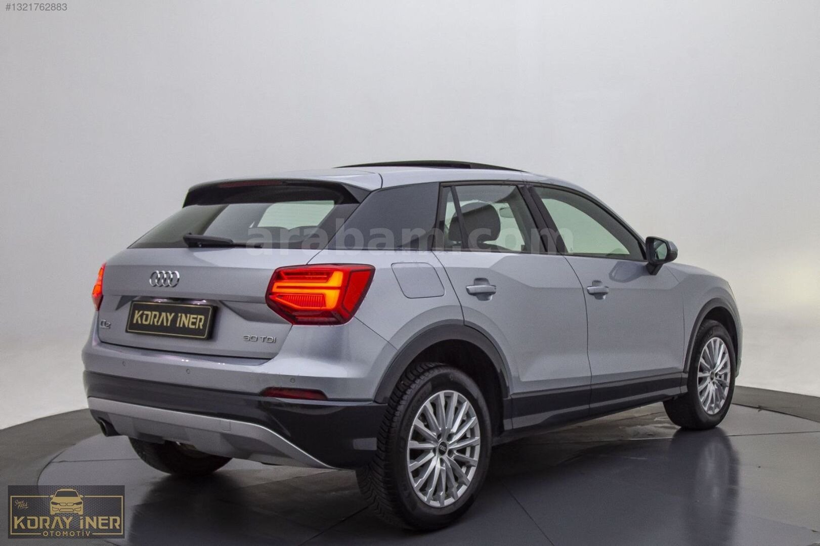 Galeriden Audi Q2 30 TDI Design 2020 Model Konya 93.000 km Gri 6