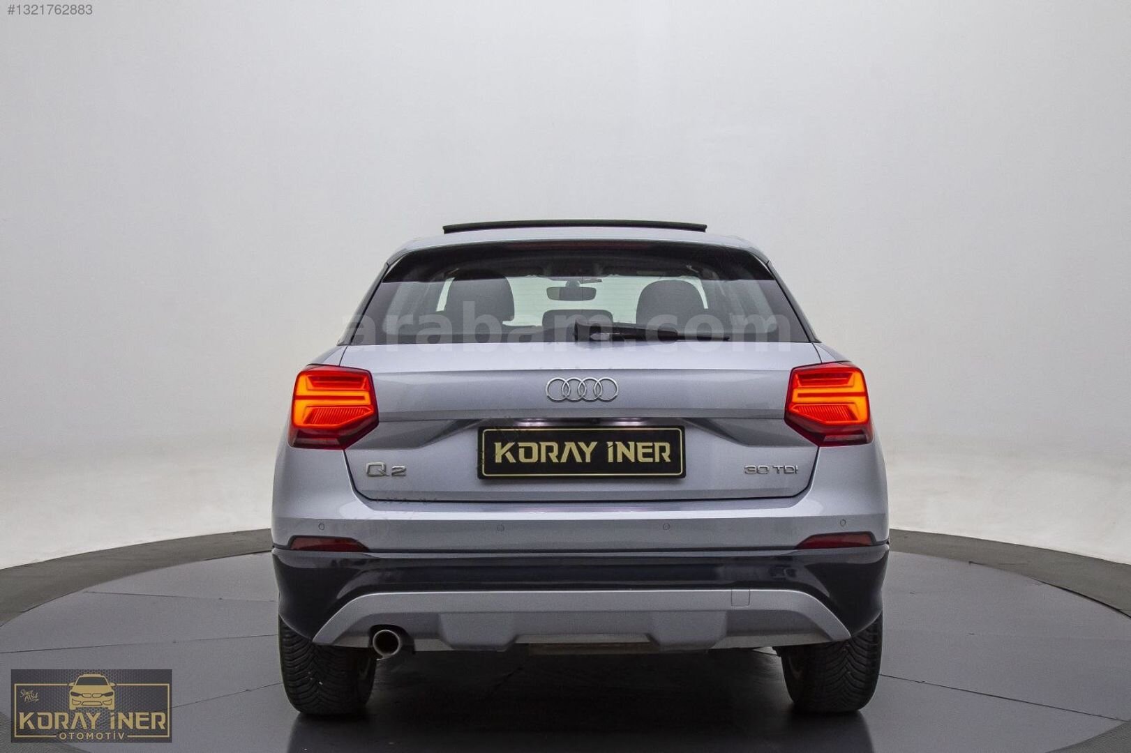 Galeriden Audi Q2 30 TDI Design 2020 Model Konya 93.000 km Gri 7