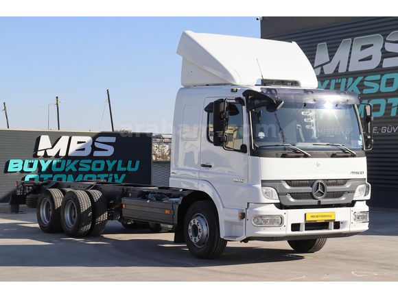 2014 MODEL ATEGO 1518 ORJİNAL 142 BİN'DE ŞASE KAMYON 10 TEKER