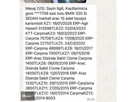ER MOTORS'DAN 2009 MODEL BMW 320 D IŞIK PAKET BAKIMLI E 90