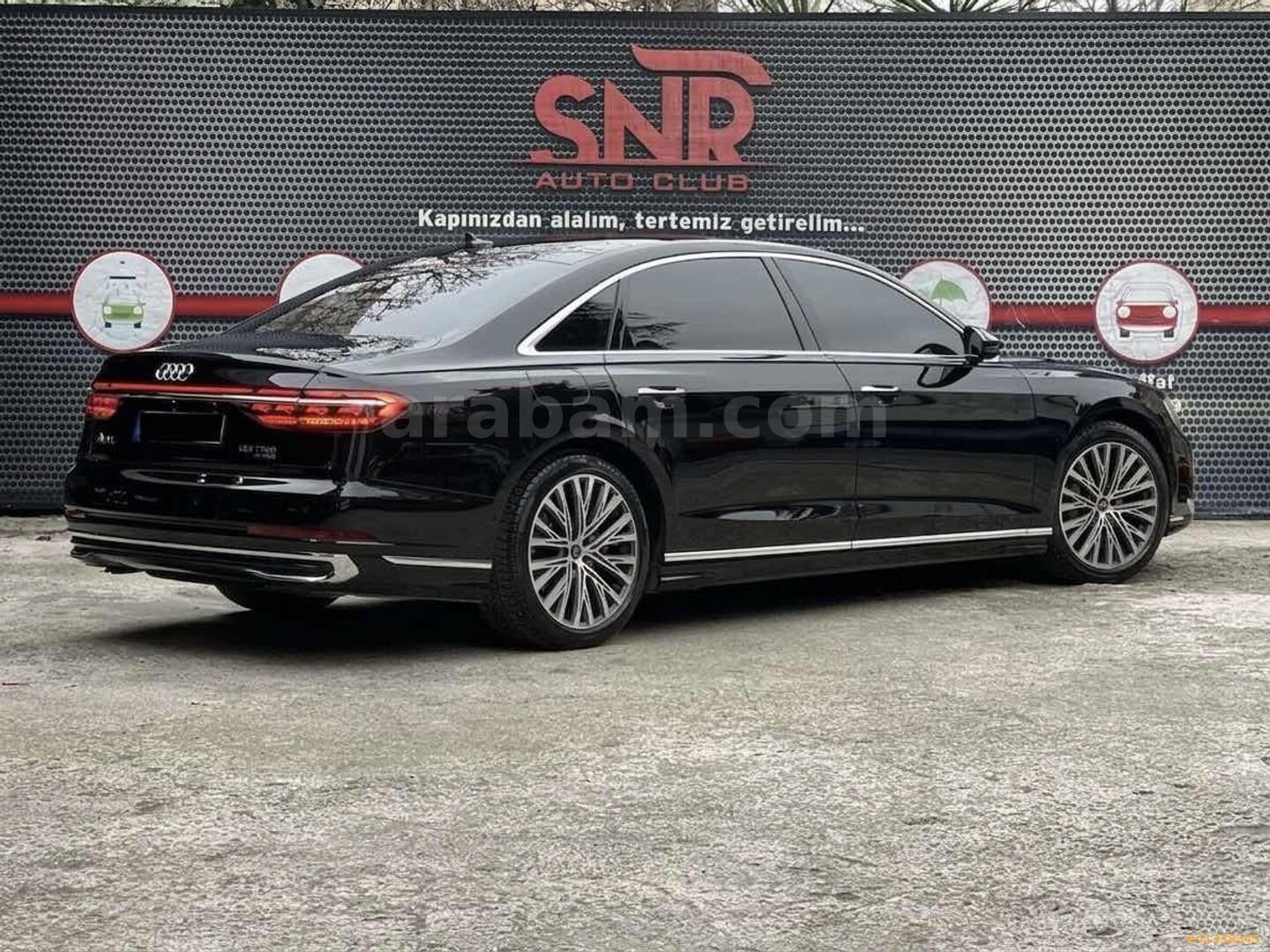 Galeriden Audi A8 55 TFSI Quattro Long 2022 Model İstanbul 79.000 km Siyah 3