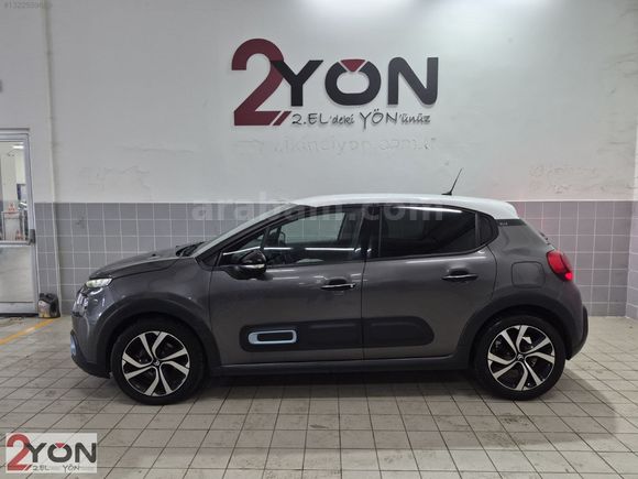 FİAT YÖN'DEN C3 1.2 PURETECH ELLE EAT 6 31 BİN KM KOLTUK ISITMA