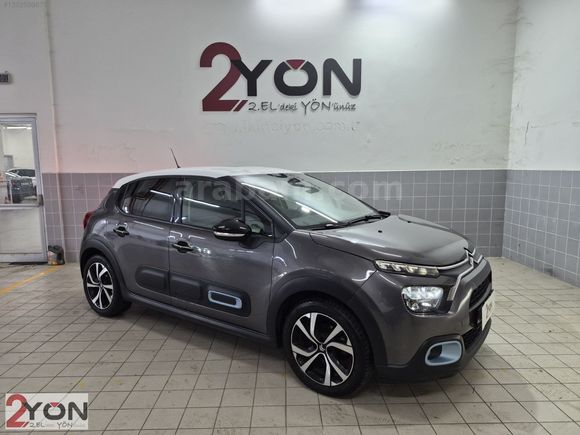 FİAT YÖN'DEN C3 1.2 PURETECH ELLE EAT 6 31 BİN KM KOLTUK ISITMA