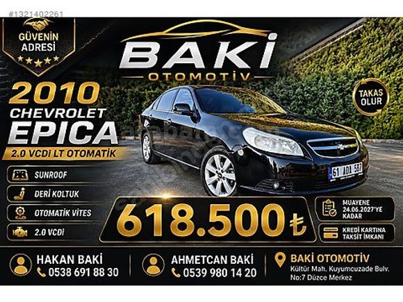 2010 CHEVROLET EPICA 2.0 LT | TÜM AĞIR BAKIMLARI, MUAYENE YENİ |