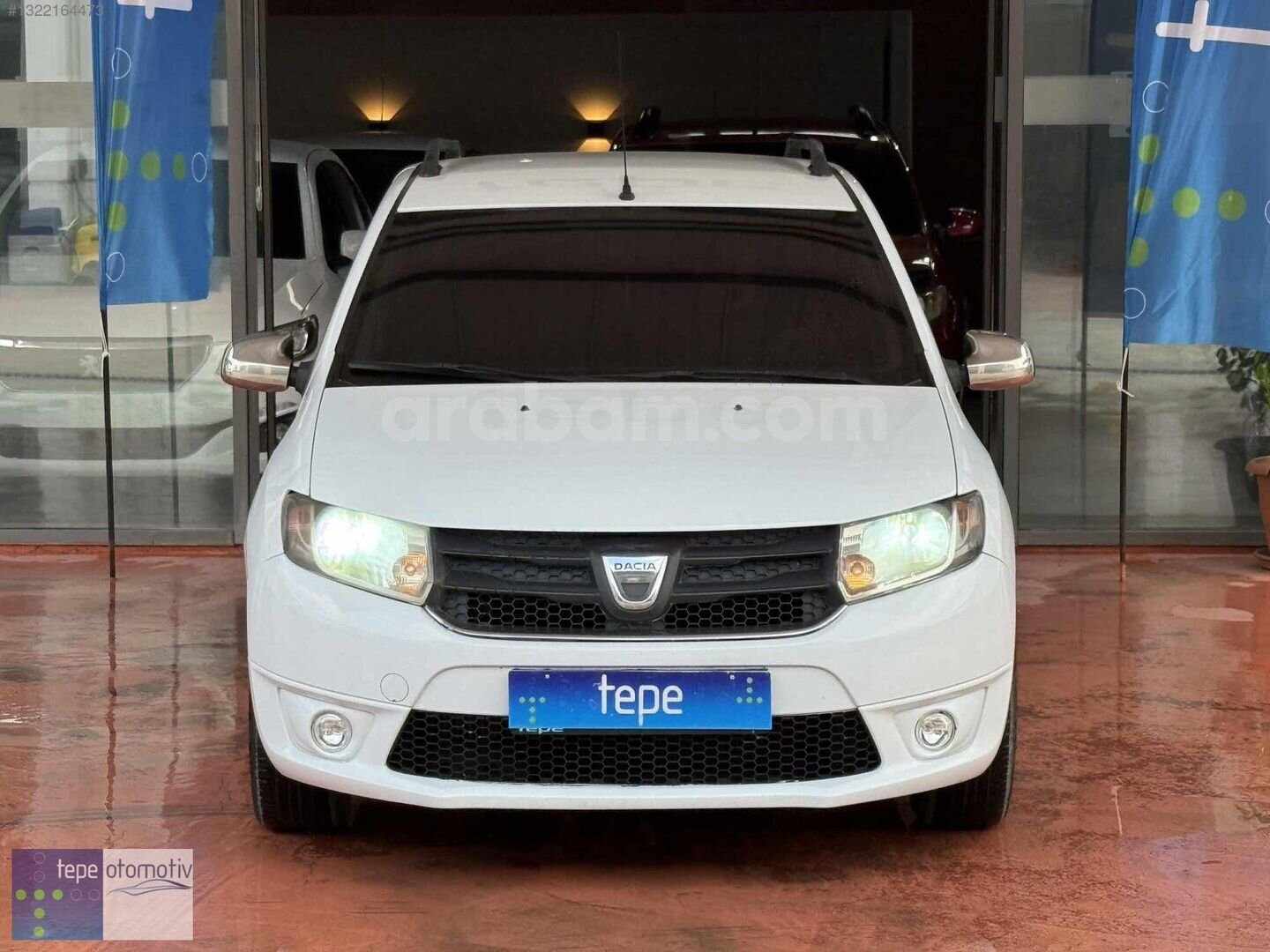 T E P E/2014/Sandero/Eco/+ÇelikJant+Sis/GerİGörüş/Beyaz/Bakımlı 7