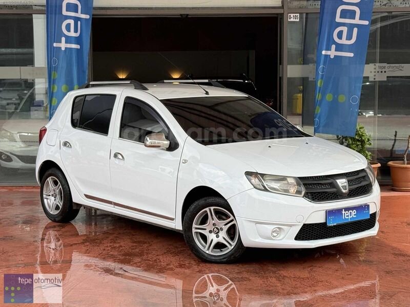 T E P E/2014/Sandero/Eco/+ÇelikJant+Sis/GerİGörüş/Beyaz/Bakımlı
