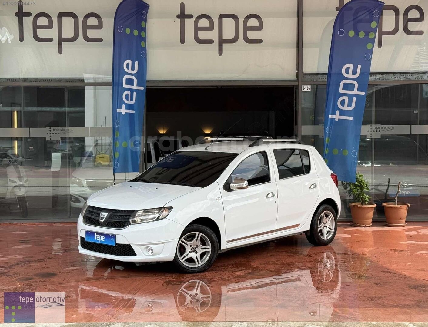T E P E/2014/Sandero/Eco/+ÇelikJant+Sis/GerİGörüş/Beyaz/Bakımlı 6