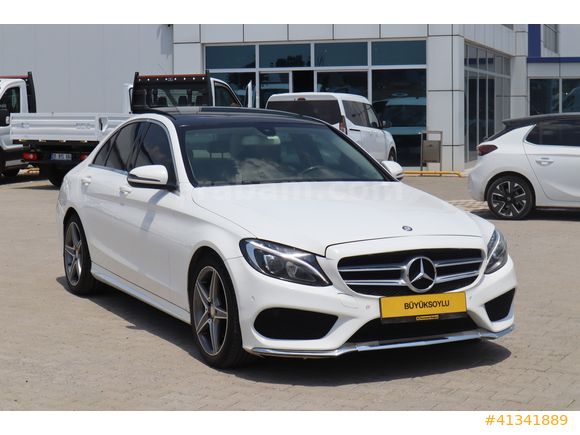 BÜYÜKSOYLU FİLO/2015 MERCEDES-BENZ C 200 EXCLUSİVE+AMG CAM TAVAN