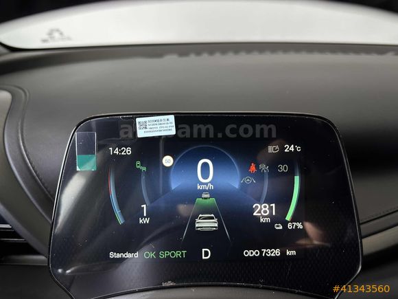 YNC MOTORS 2025 BYD ATTO 3 EV DESIGN 7.000 KM BOYASIZ