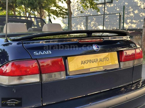2001 MODEL TEMİZ SAAB 9-3 2.0 TURBO CABRİO 205 HP