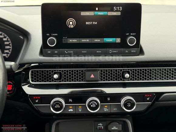 2021 CİVİC 1.5 İ-VTEC ECO ELEGANCE FAB LPG'Lİ 0.68 KREDİ İMKANI