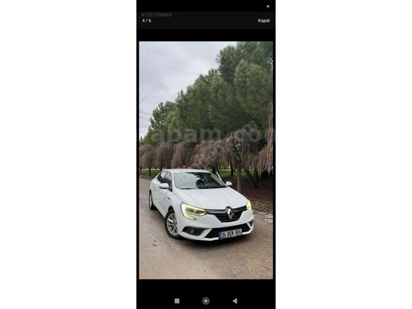 Sahibinden Renault Megane 1.5 dCi Touch 2018 Model  255.000 km Beyaz