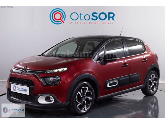 OTOSOR'DAN 320 BİN PEŞİN,24 AY SENETLİ 2020 CITROEN C3 ORIJINAL