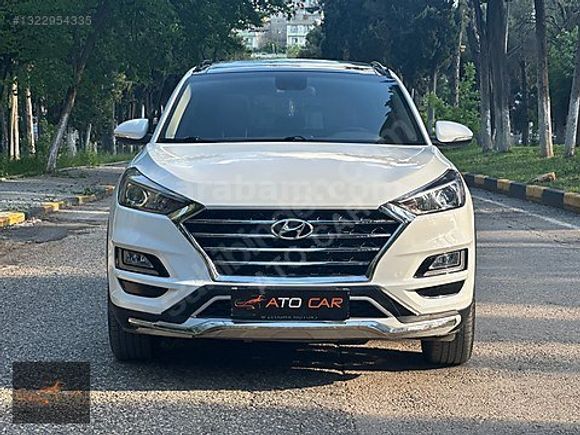 ATO-CAR'DAN 2020 TUCSON 1.6T-GDİ 180HP 4X2CAM TAVAN+AĞIR HASARLI