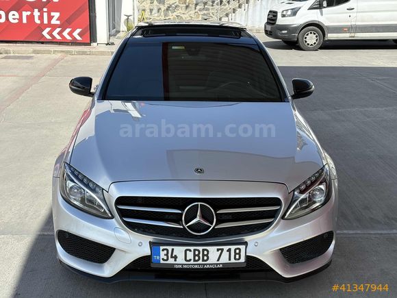 118 BINDE BOYASIZ 2018 MODEL C 200d AMG ÇİFT HAFIZA CAM TAVAN