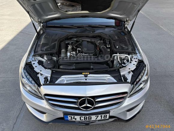 118 BINDE BOYASIZ 2018 MODEL C 200d AMG ÇİFT HAFIZA CAM TAVAN