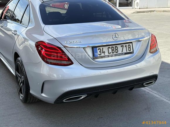 118 BINDE BOYASIZ 2018 MODEL C 200d AMG ÇİFT HAFIZA CAM TAVAN