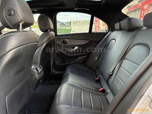 118 BINDE BOYASIZ 2018 MODEL C 200d AMG ÇİFT HAFIZA CAM TAVAN