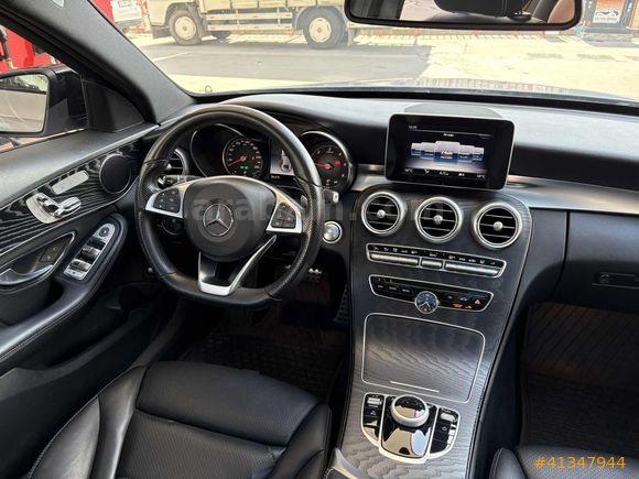 118 BINDE BOYASIZ 2018 MODEL C 200d AMG ÇİFT HAFIZA CAM TAVAN