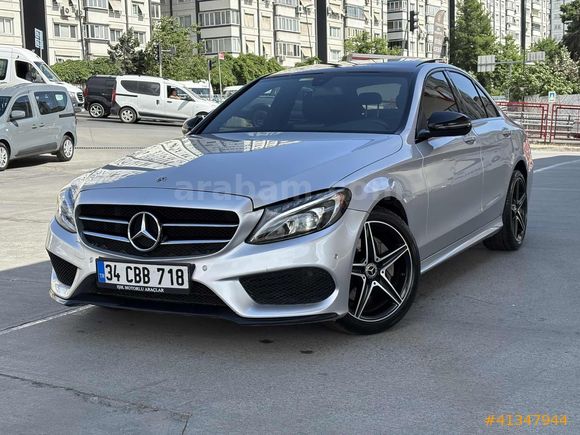 118 BINDE BOYASIZ 2018 MODEL C 200d AMG ÇİFT HAFIZA CAM TAVAN