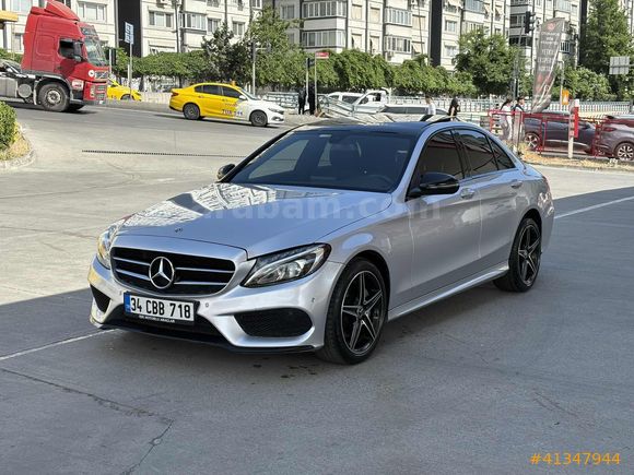 118 BINDE BOYASIZ 2018 MODEL C 200d AMG ÇİFT HAFIZA CAM TAVAN