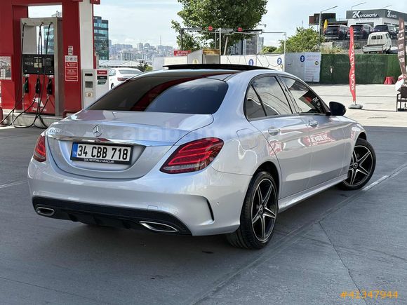 118 BINDE BOYASIZ 2018 MODEL C 200d AMG ÇİFT HAFIZA CAM TAVAN