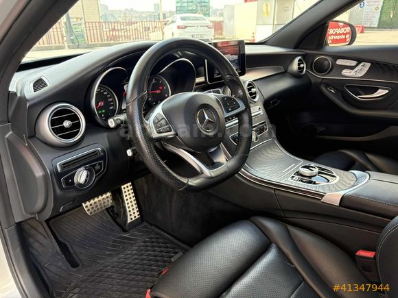 118 BINDE BOYASIZ 2018 MODEL C 200d AMG ÇİFT HAFIZA CAM TAVAN