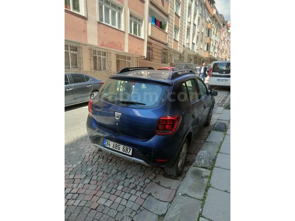 Sahibinden Dacia Sandero 1.5 dCi Stepway 2017 Model  232.000 km Mavi