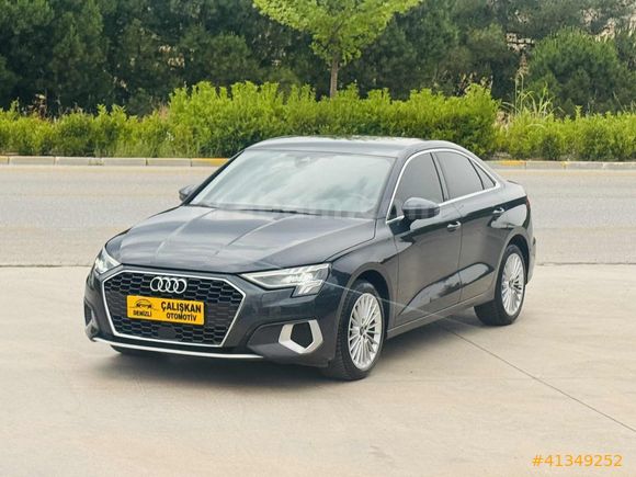 2022 SIFIR GİBİ AUDİ A 3 SEDAN 35TFSİ ADVANCED 52'Binkmde İLK EL
